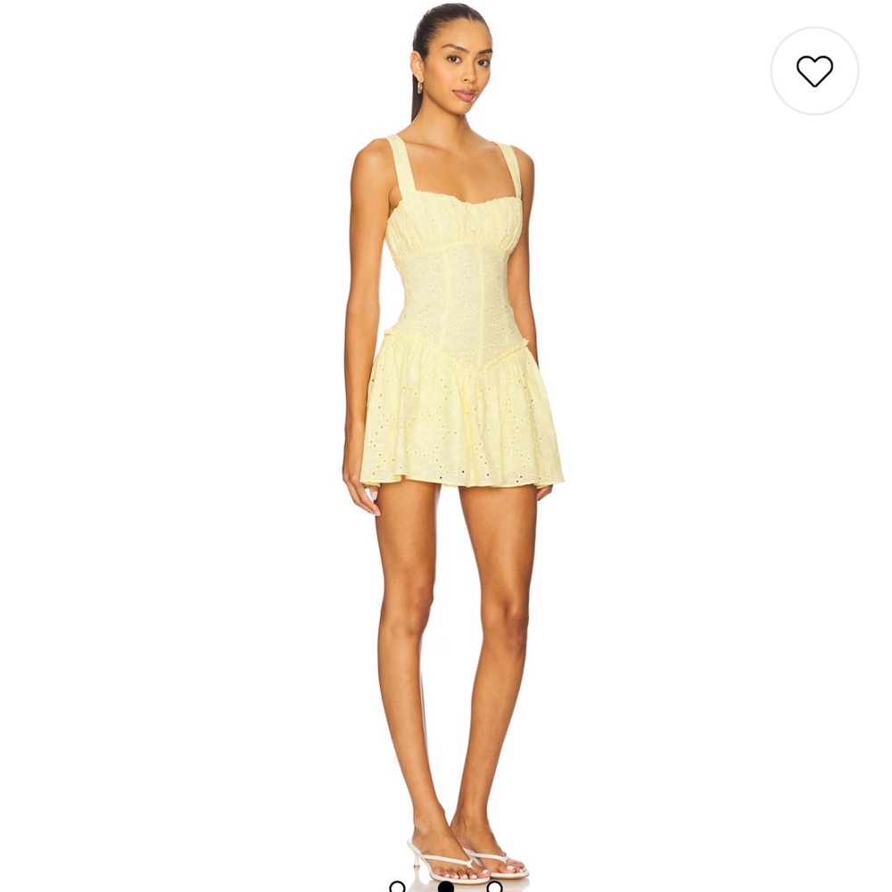 Loretta Romper in Baby Yellow - Picture 4 of 4